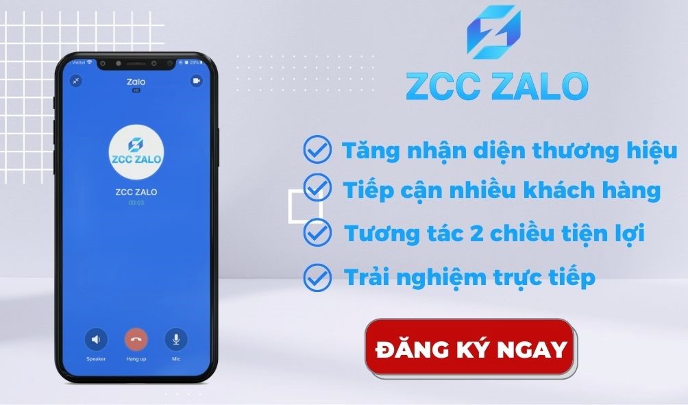 ZCC Zalo mang lại nhiều lợi ích tuyệt vời trong việc gọi chăm sóc khách hàng 