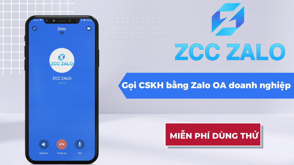 ZCC Zalo – Cách nhận diện thương hiệu qua cuộc gọi Zalo OA doanh nghiệp 